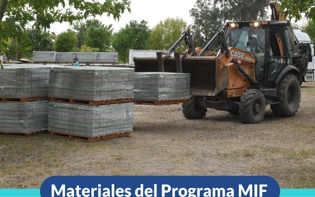 RECEPCIÓN DE MATERIALES DEL PROGRAMA MIF 3