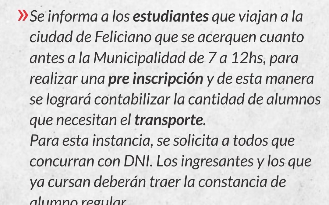 ATENCIÓN ESTUDIANTES