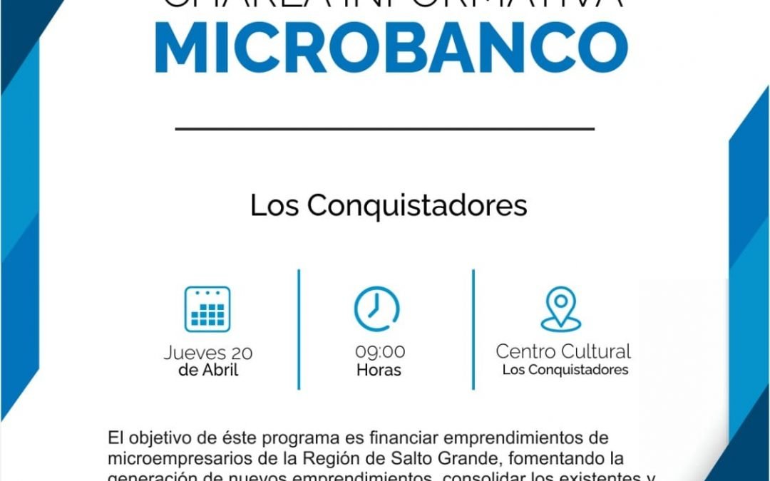 CHARLA INFORMATIVA MICROBANCO CAFESG