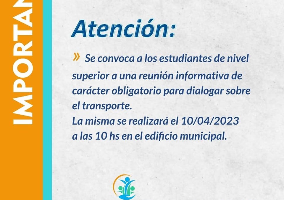 ATENCIÓN ESTUDIANTES