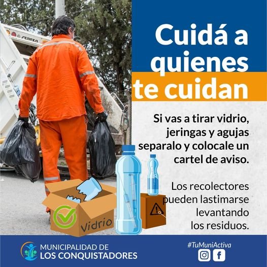 AYUDÁ A LOS RECOLECTORES