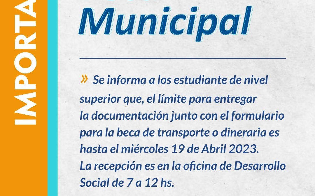 BECAS MUNICPALES