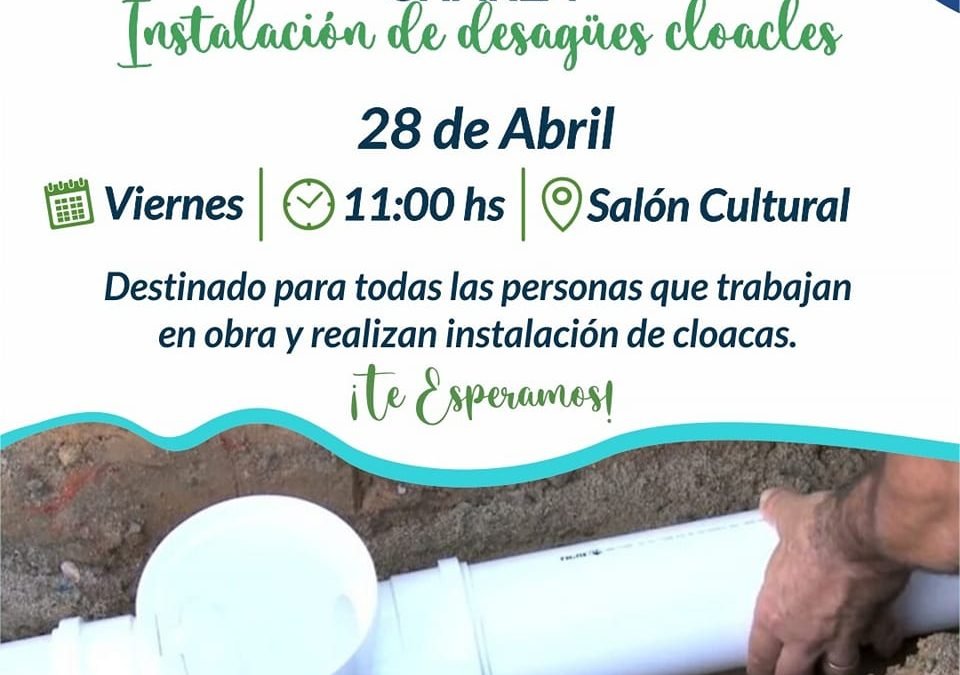 CHARLA | INSTALACIÓN DE DESAGÜES CLOACALES