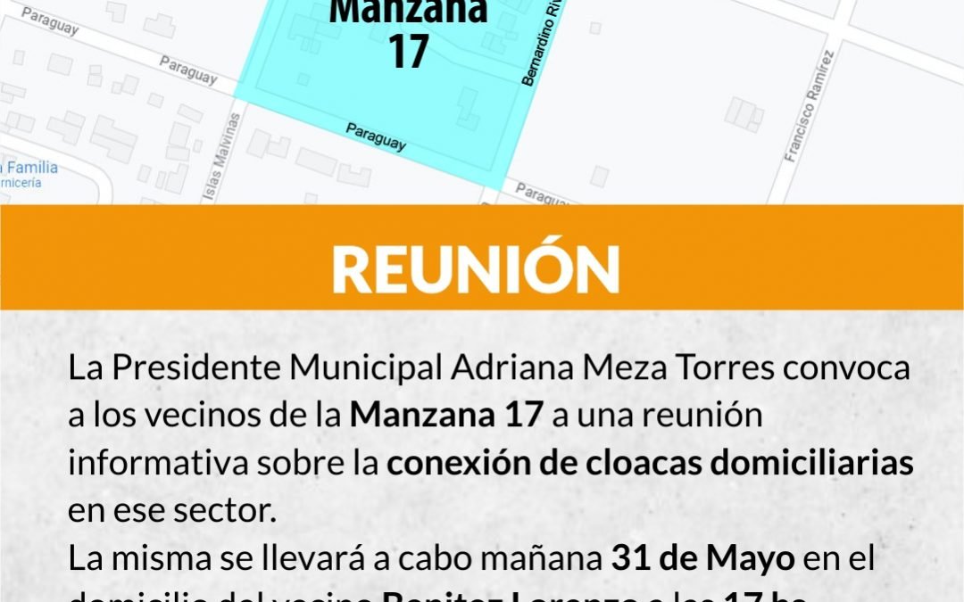 IMPORTANTE REUNIÓN