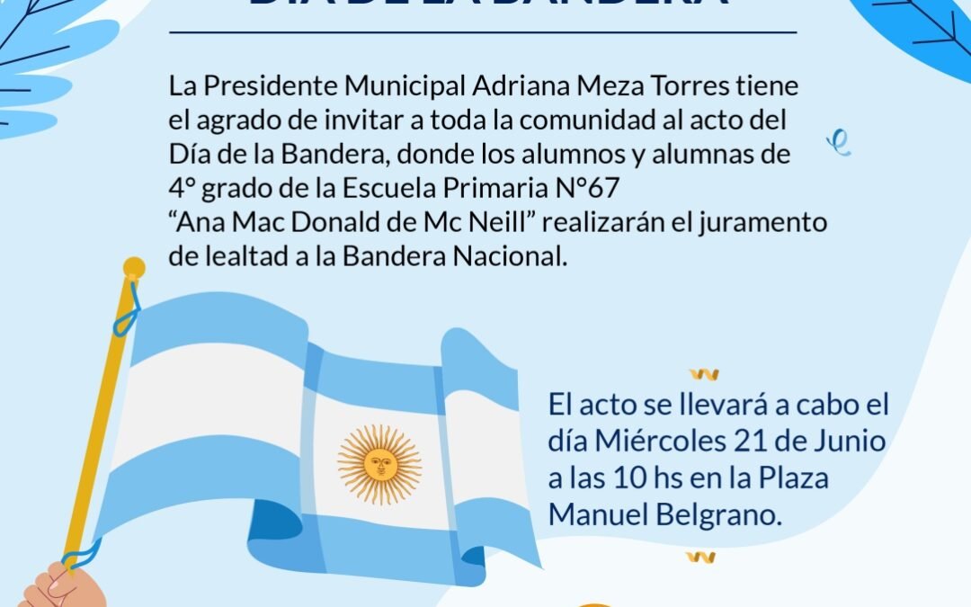 ACTO DÍA DE LA BANDERA