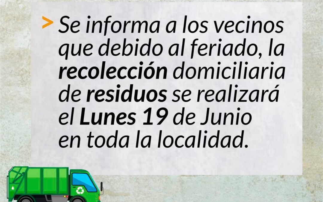 RECOLECCIÓN DE RESIDUOS