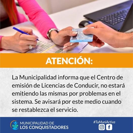 IMPORTANTE: LICENCIA DE CONDUCIR