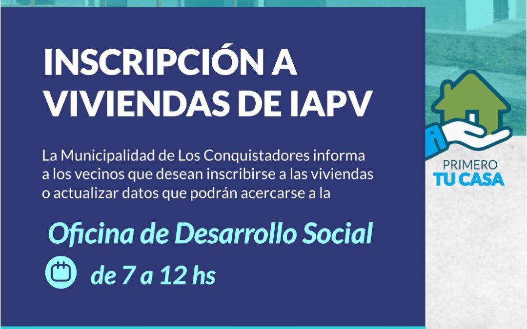 INSCRIPCIÓN A VIVIENDAS DE IAPV