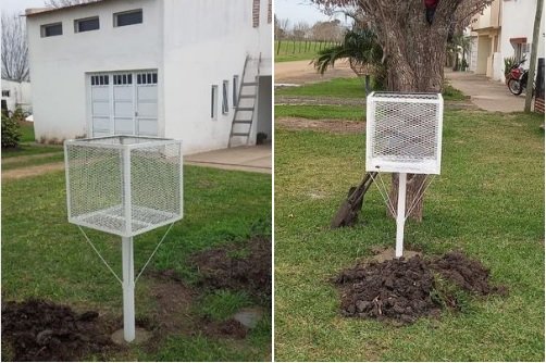 INSTALACIÓN CESTOS RESIDUOS