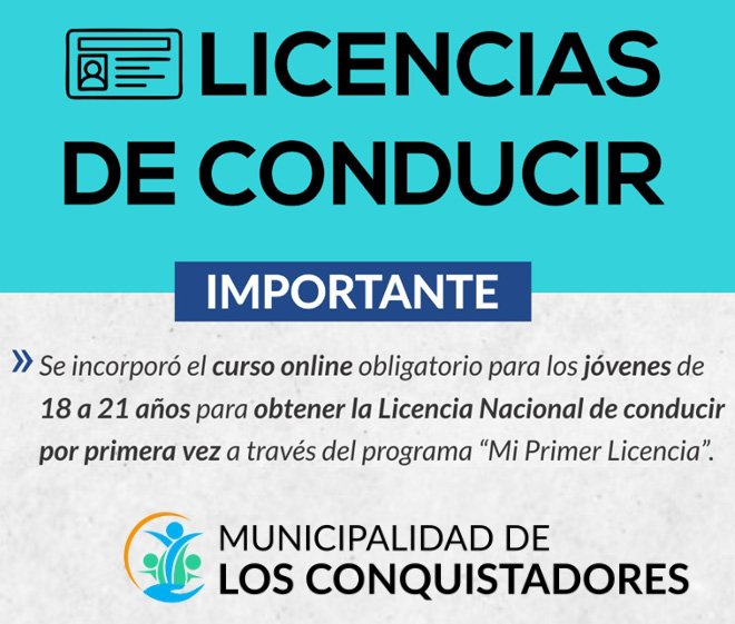 IMPORTANTE:LICENCIA DE CONDUCIR