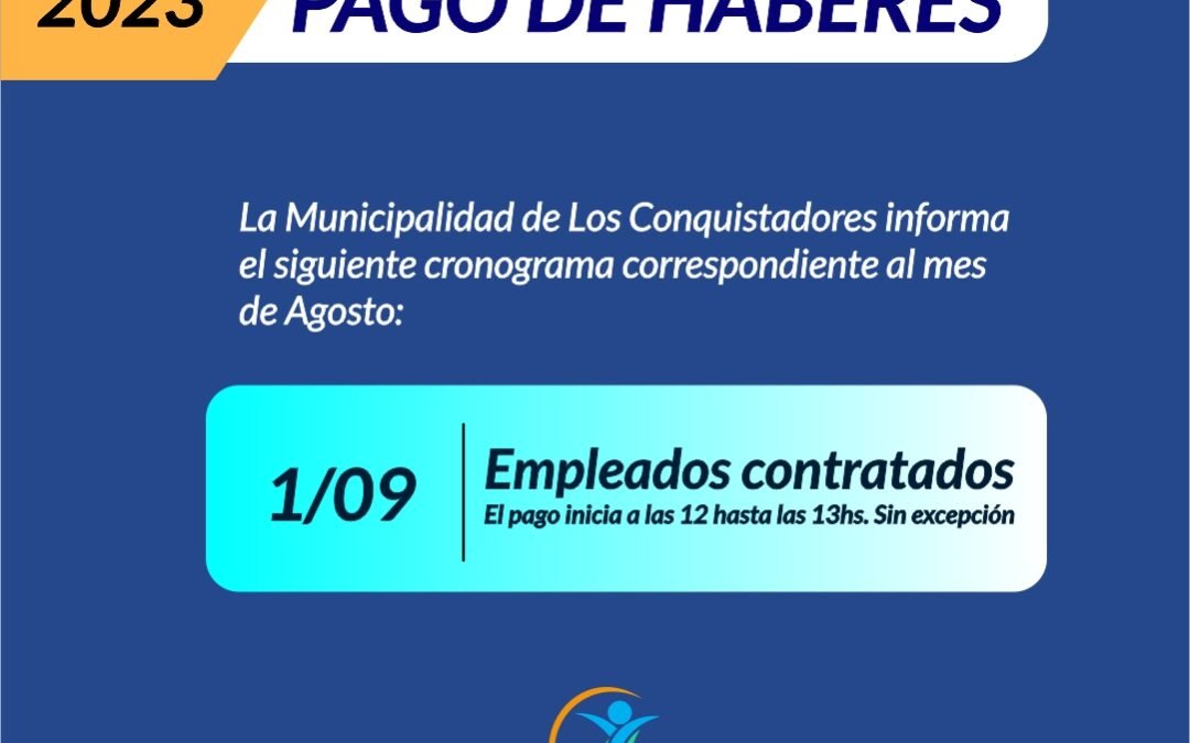 PAGO HABERES