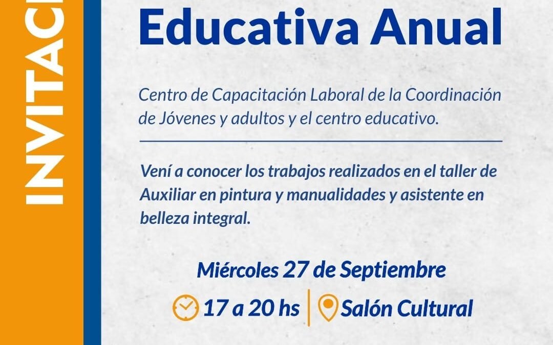 MUESTRA EDUCATIVA ANUAL