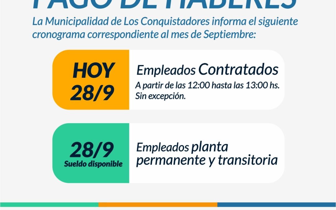 CRONOGRAMA DE PAGO