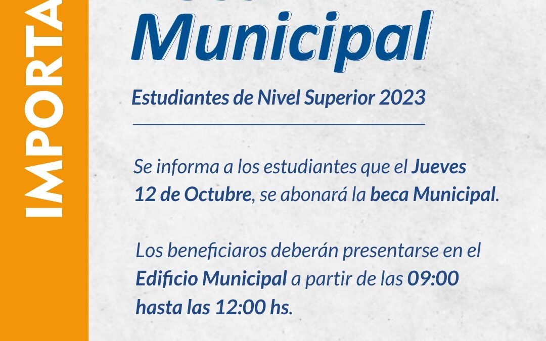 BECAS MUNICIPALES