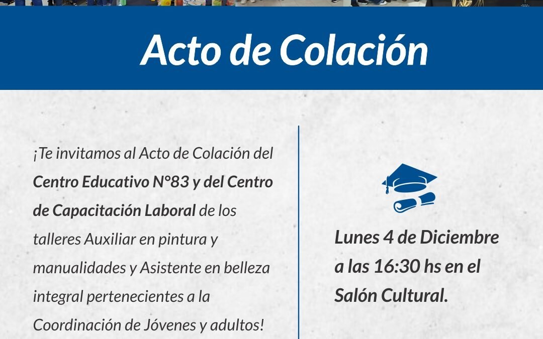 ACTO DE COLACIÓN