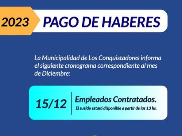 PAGO DE HABERES