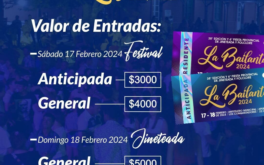 ADQUISIÓN ENTRADAS «LA BAILANTA»