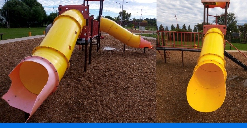 RECAMBIO DE PIEZAS EN JUEGOS INFANTILES