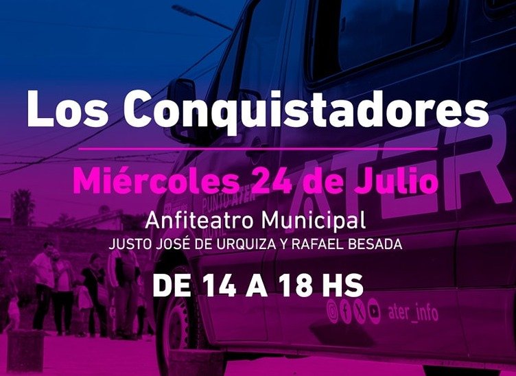 A.T.E.R. MÓVIL ATENDERÁ EN LOS CONQUISTADORES