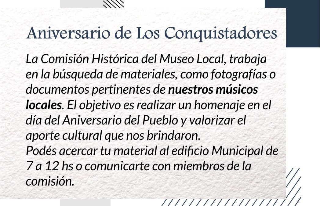 ANIVERSARIO DE LA CIUDAD