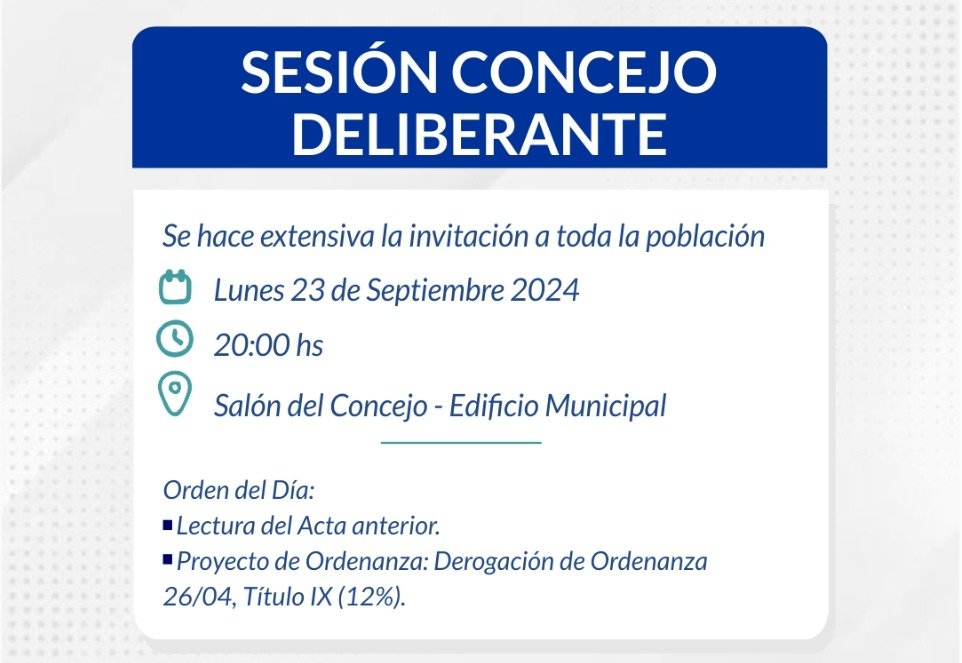 NUEVA SESIÓN H.C.D.