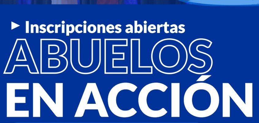 INSCRIPCIÓN ABIERTA PARA «ABUELOS EN ACCIÓN»