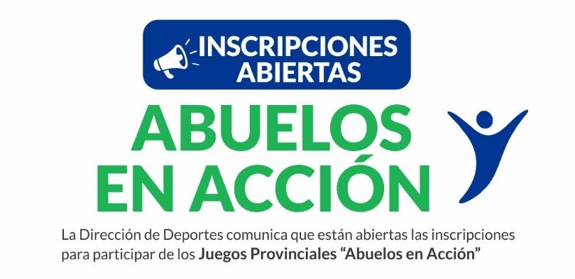 INSCRIPCIONES ABIERTAS – “ABUELOS EN ACCIÓN”