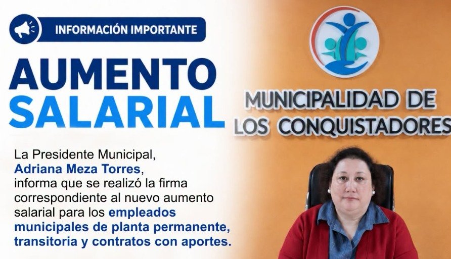 AUMENTO SALARIAL PARA EMPLEADOS MUNICIPALES