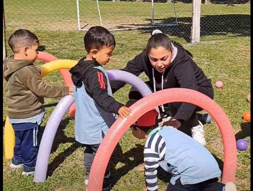 Jornada deportiva en el CDI “Rincón Arcoíris”