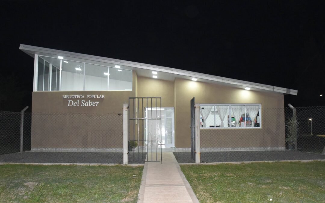 INAUGURACIÓN DE LA BIBLIOTECA POPULAR DEL SABER