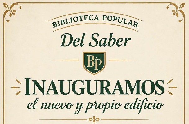 Nuevo edificio de la Biblioteca Popular