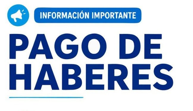 PAGO DE HABERES